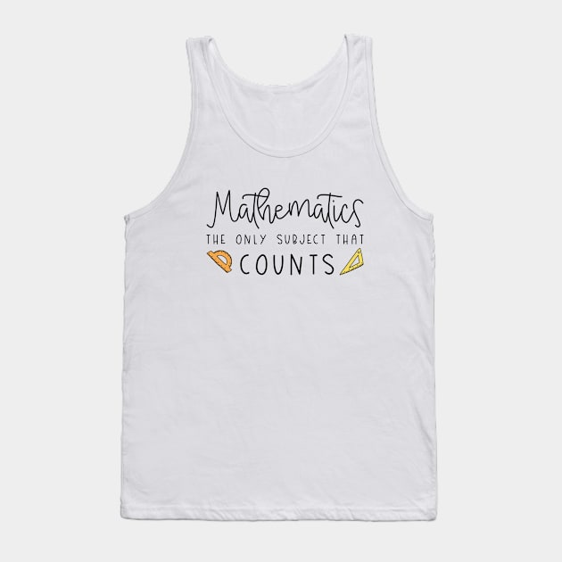 Mathematics Tank Top by LuckyFoxDesigns